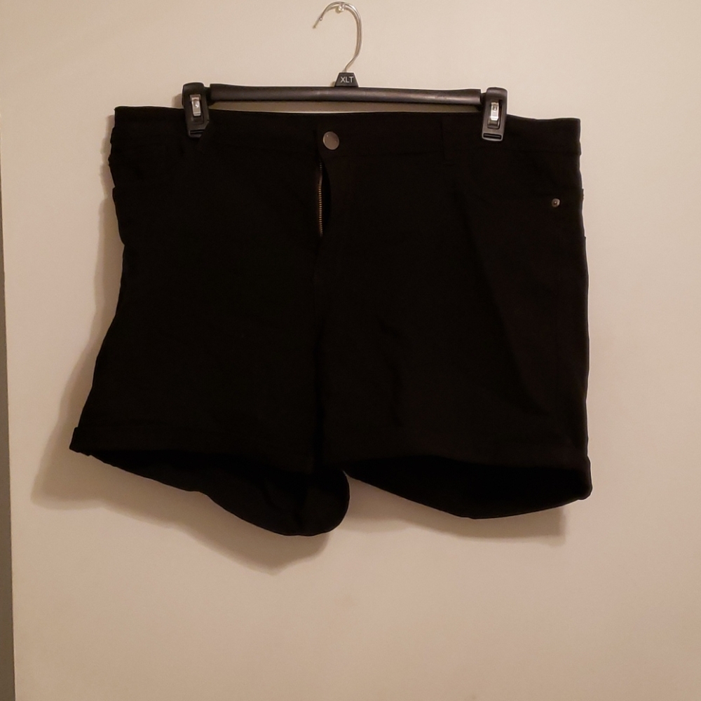 Black Stretch Shorts
